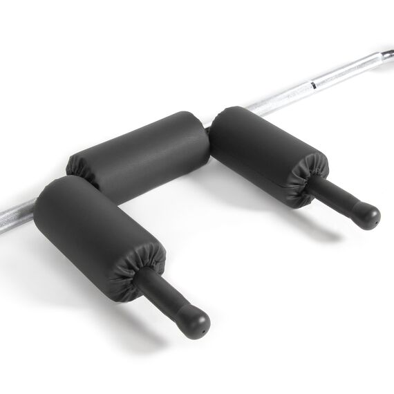 220cm Ø50mm steel "Safety Squat Bar" + 2 disc stops, 5 image