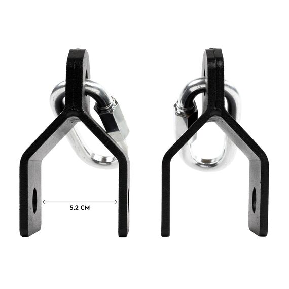 Fixation anneaux de gymnastique en acier pour rack, 3 image