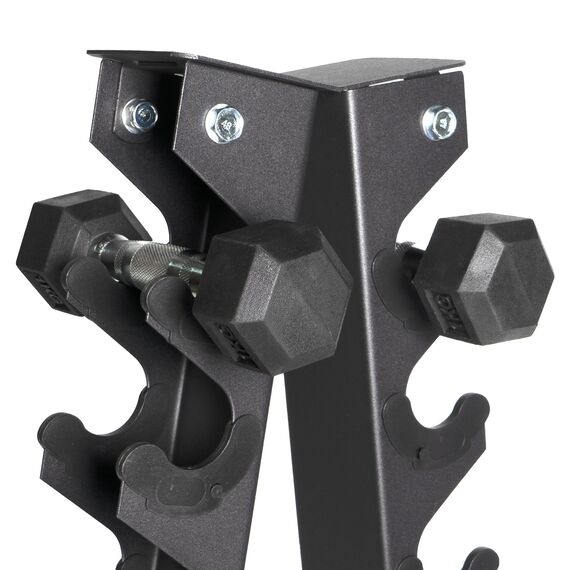 Stahlbaumablagegestell für 10 Hantelpaare, 4 image