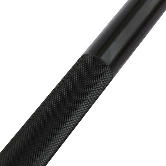 Mini barre de musculation "Barbell" 130cm en acier Ø 50mm + 2 stop disques, 3 image