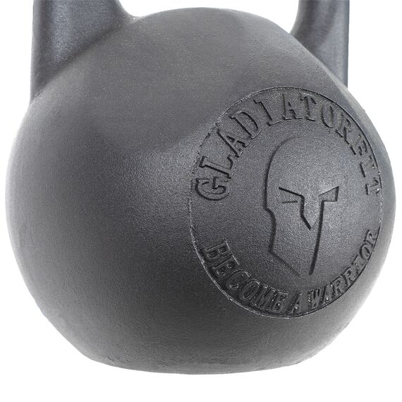 Powder-coated steel kettlebell GladiatorFit | 36 KG, Colour: Schwarz, Additional Weight: 36 kg, 3 image