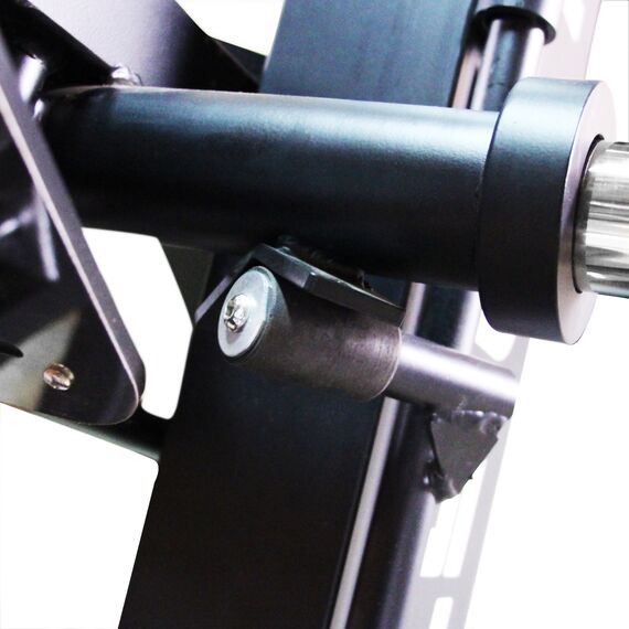 Presse de musculation à cuisses "Leg press" réglable en acier, 3 image