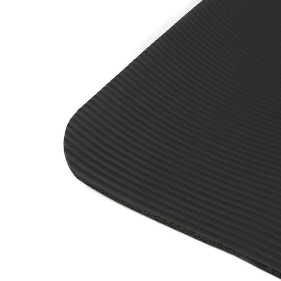 Rutschfeste Yoga-, Fitness-, Schaumstoffmatte 180x60x1cm | Schwarz, 3 image