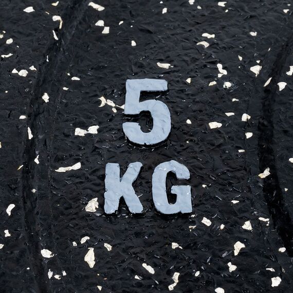 Olympic disc "Hi-Temp" Rubber Ø 51mm | 5 KG, Colour: Grey, Additional Weight: 5 kg, 5 image