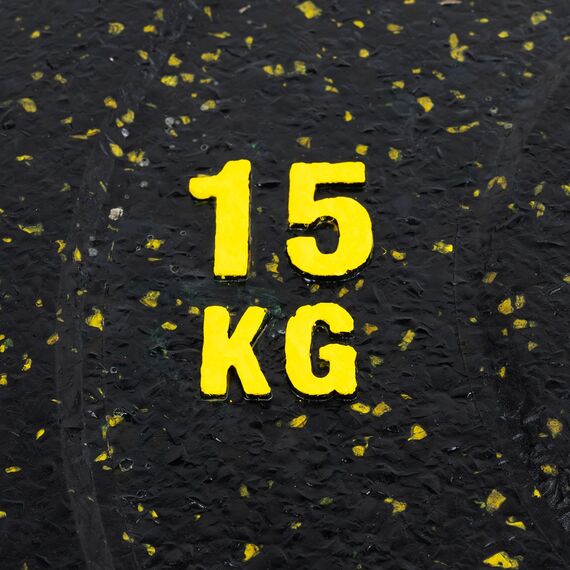 Olympic disc "Hi-Temp" Rubber Ø 51mm | 15 KG, Colour: Yellow, Additional Weight: 15 kg, 5 image