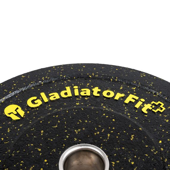 Olympic disc "Hi-Temp" Rubber Ø 51mm | 15 KG, Colour: Yellow, Additional Weight: 15 kg, 2 image