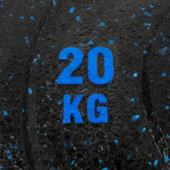 Olympic disc "Hi-Temp" Rubber Ø 51mm | 20 KG, Colour: Blue, Additional Weight: 20 kg, 5 image