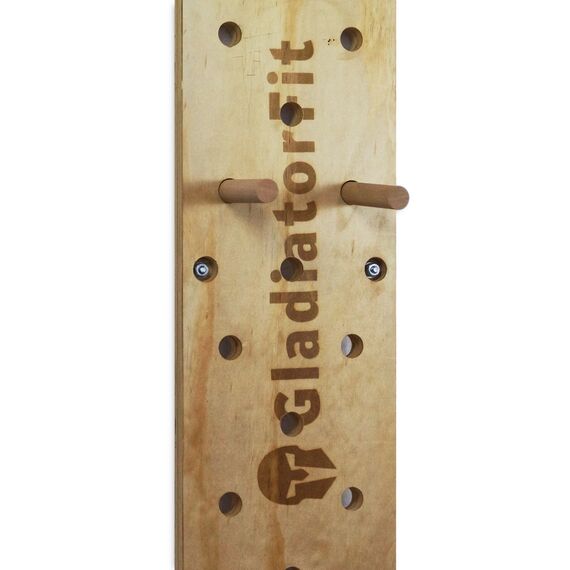 Pegboard" climbing board 240cm in wood, 2 image