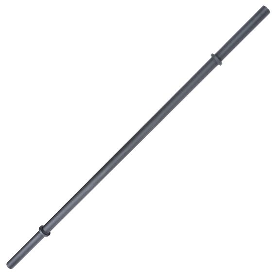 Axle" bar 213cm steel Ø 50mm + 2 stop discs, Colour: Schwarz