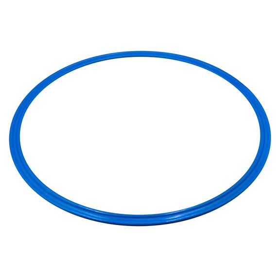 Cerceau en plastique plat d'agilité en PVC Ø 40cm | Bleu, Couleur: Bleu