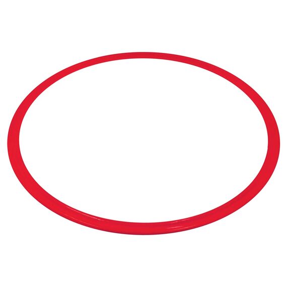 Cerceau en plastique plat d'agilité en PVC Ø 40cm | Rouge, Couleur: Rouge