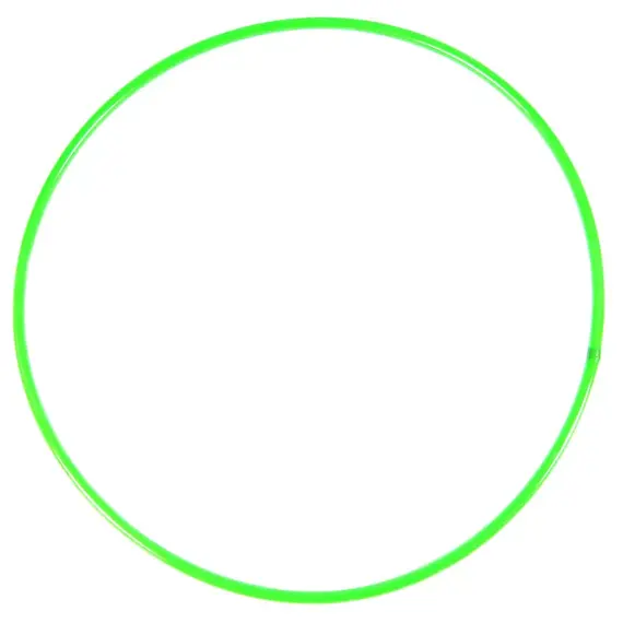 Cerceau rond de gymnastique Ø 80cm | Vert