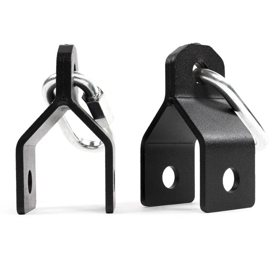 Fixation anneaux de gymnastique en acier pour rack