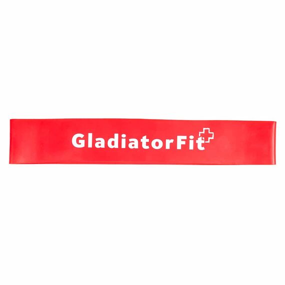 Mini bande de résistance “Loops” en latex | Rouge, Taille: L, Couleur: Rouge