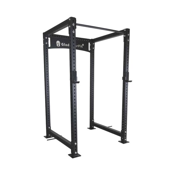 Rack station / self-supporting steel cross-training cage