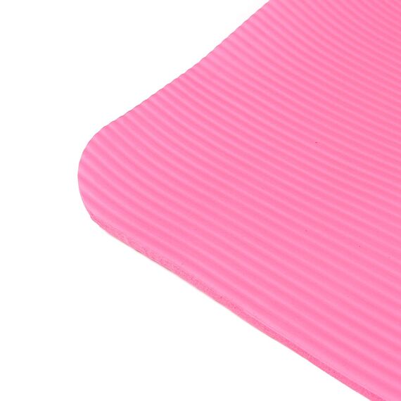 Yoga-, Fitness-, Antirutsch-Schaumstoffmatte 180x60x1cm JustFit | Rosa