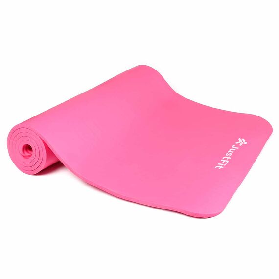 Yoga mat, fitness foam 180x60x1cm | Rose