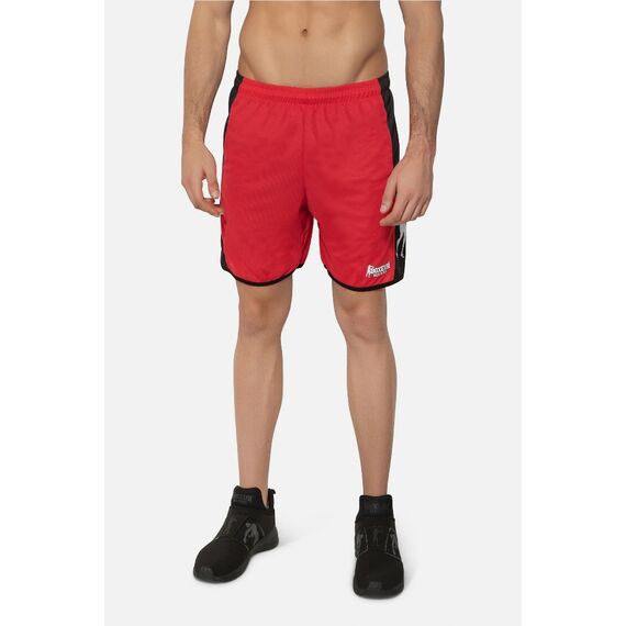 Man Soccer Basic Shorts, Size: L, Colour: Rot