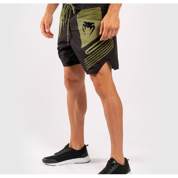 Short de bain Venum Cargo - Noir/Vert, 2 image