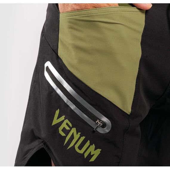Short de bain Venum Cargo - Noir/Vert, 5 image