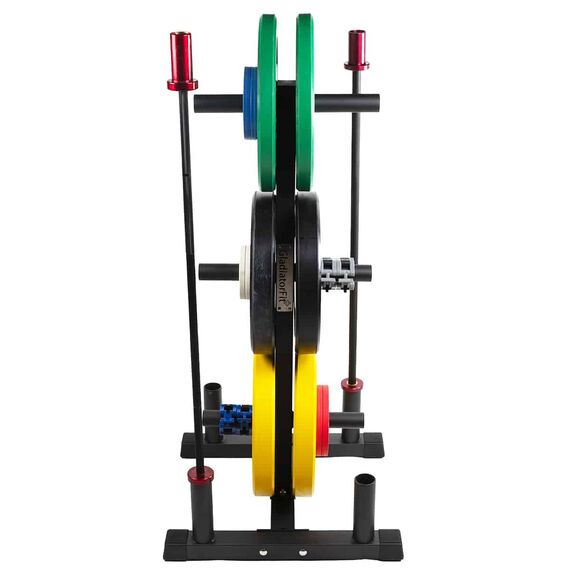 Rack de rangement pour poids disques et barres musculation Ø 50mm, 3 image