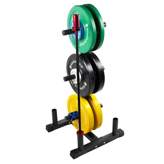 Rack de rangement pour poids disques et barres musculation Ø 50mm, 2 image