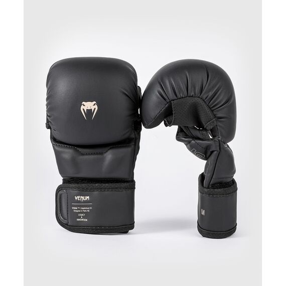 Venum Impact Evo Sparring MMA Gloves - Black - M, 3 image