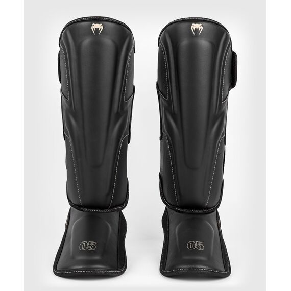 Venum Impact Evo Shinguards - Black - XL