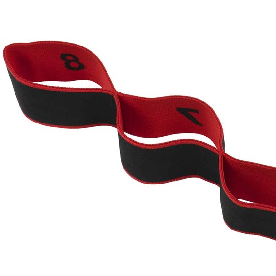 Bande élastique en polyester avec différentes résistances JustFit | Rouge, Couleur: Rouge, 3 image