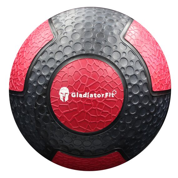 Medicine Ball" weighted ball made of durable rubber | 8 KG, Colour: Rot, Additional Weight: 8 kg, 5 image