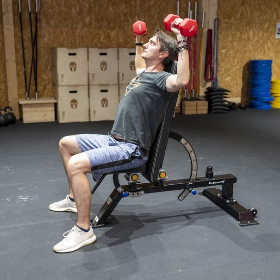 Banc de musculation en acier inclinable "Adjustable Bench" GladiatorFit, 8 image