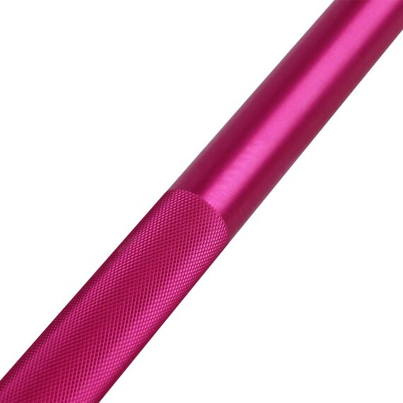 Barre musculation "Barbell" Ø 50mm + 2 stop disques | Rose 7.5 KG, Poids kg: 7.5 , 6 image