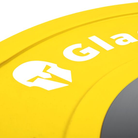 Gummischeibe Competition "Bumper Plate" Ø 51mm | 15 KG, Farbe: Gelb, Zusatzgewicht: 15 kg, 5 image