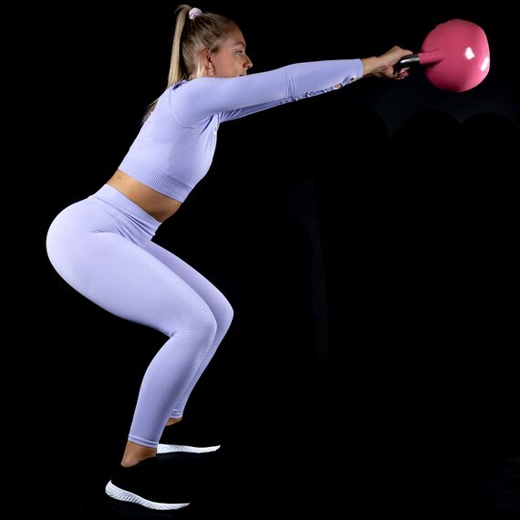 Cast-iron competition kettlebell with inlaid logo | 32 KG, Colour: Rot, Additional Weight: 32 kg, 9 image