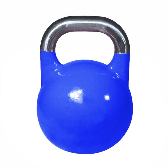 Cast-iron competition kettlebell with inlaid logo | 12 KG, Colour: Blue, Additional Weight: 12 kg, 6 image