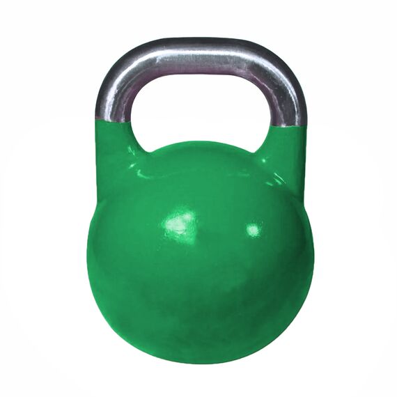 Kettlebell de compétition en fonte avec logo incrusté | 24 KG, Couleur: Vert, Poids kg: 24 , 6 image