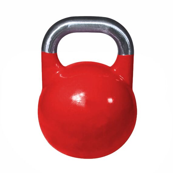 Cast-iron competition kettlebell with inlaid logo | 32 KG, Colour: Rot, Additional Weight: 32 kg, 6 image