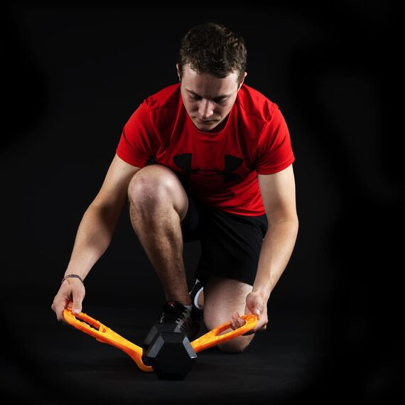PVC handle grip to transform your dumbbell into a kettlebell, 7 image