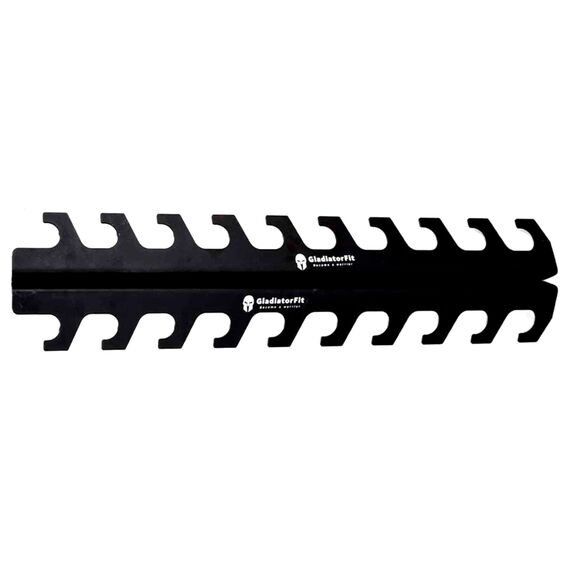 Steel wall rack storage for 10 weight bars, 3 image