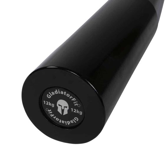 Metal clubbell for bodybuilding | 12 KG, Colore: Nero, Peso aggiuntivo: 12 kg, 4 image