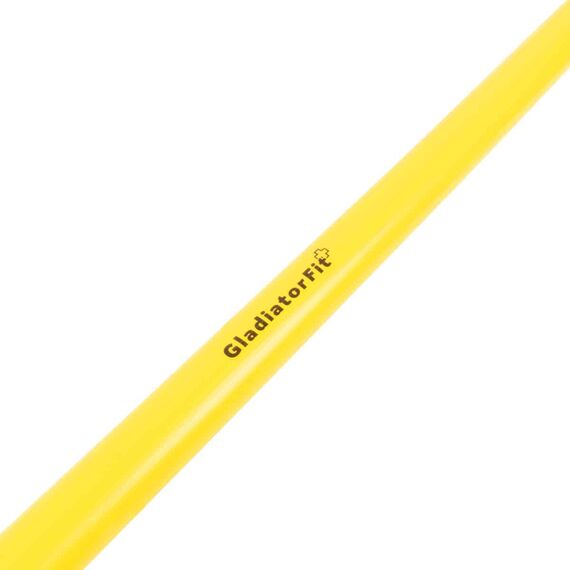 Jalon de gymnastique en plastique Ø 25mm | Jaune 150 CM, 4 image