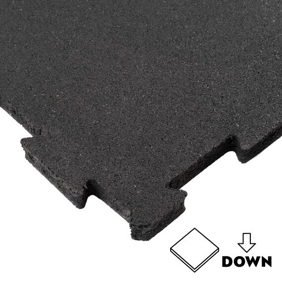 High density rubber puzzle floor 100x100x2cm, 7 image