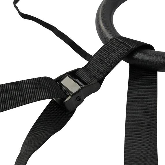 Anneaux de gymnastique - crosstraining Ø 28mm en plastique + sangles réglables, 4 image