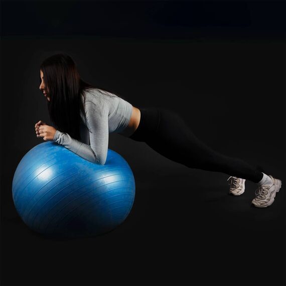 Swiss Ball yoga et fitness avec pompe de gonflage JustFit | 75 CM, 8 image