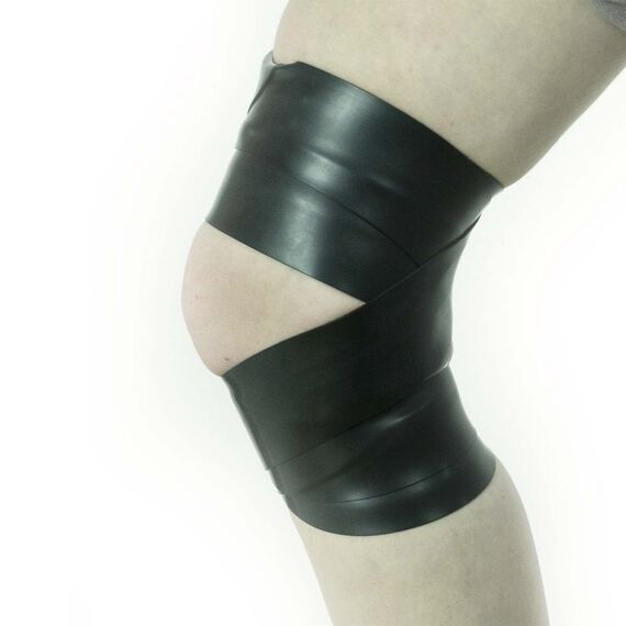 Floss Band" elastic latex compression bandage | Black, 3 image