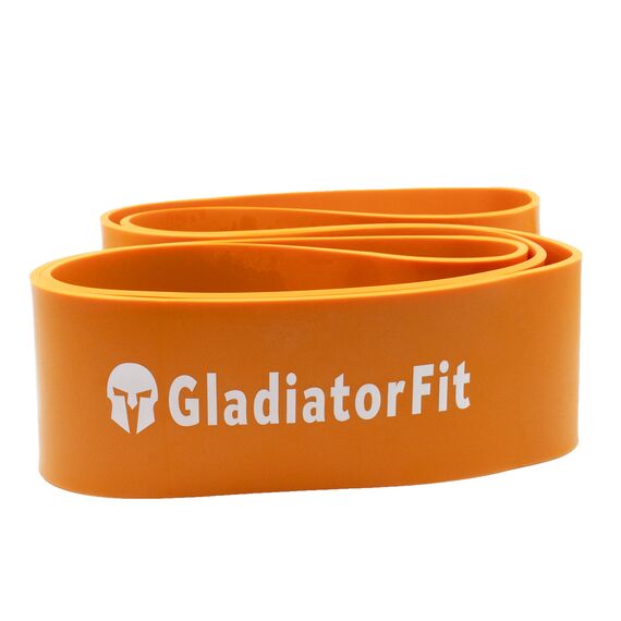 Elastic latex resistance band GladiatorFit | Orange, Size: 2XL, Colour: Orange, 4 image