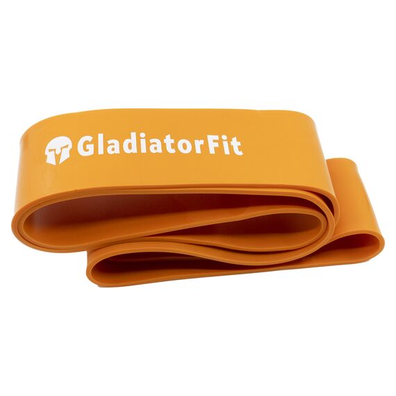 Elastic latex resistance band GladiatorFit | Orange, Size: 2XL, Colour: Orange, 5 image