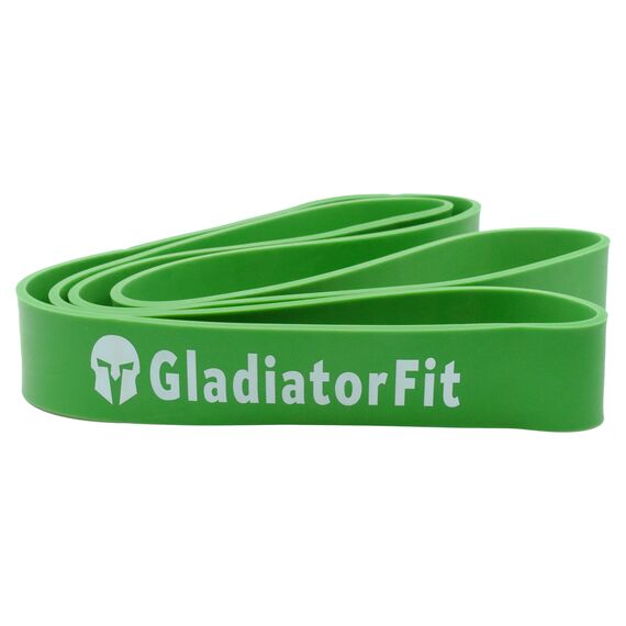 Elastic latex resistance band GladiatorFit | Grün, Size: L, Colour: Green, 4 image
