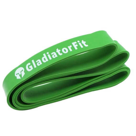 Elastic latex resistance band GladiatorFit | Grün, Size: L, Colour: Green, 5 image