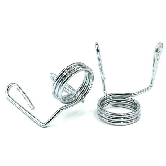 Mini barre de musculation "Barbell" 130cm en acier Ø 50mm + 2 stop disques, 7 image